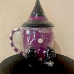 COPY - COPY - Halloween Witch mug w/topper